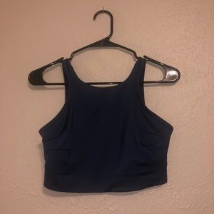 Navy bra top